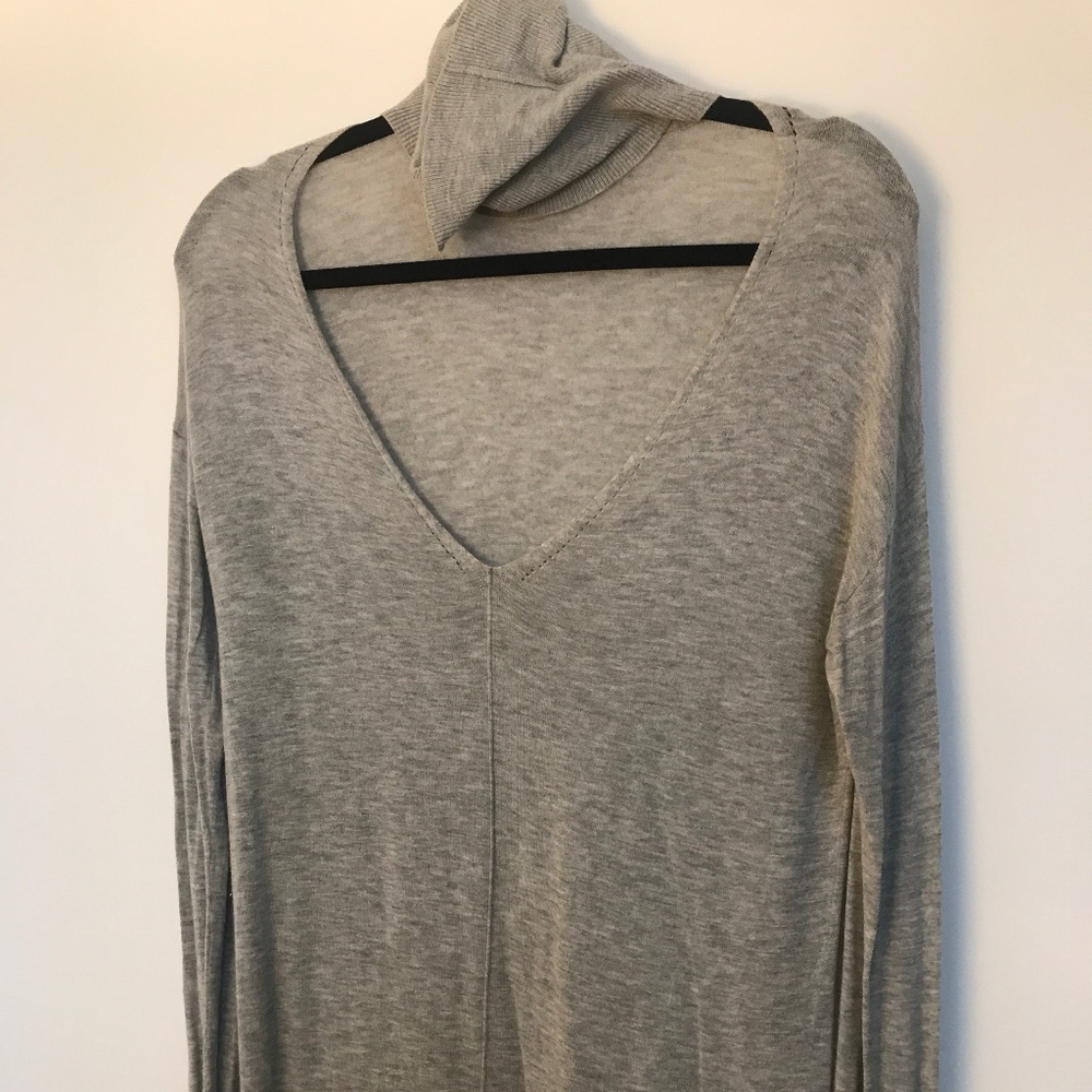 Trouve Open Neck Turtle Neck